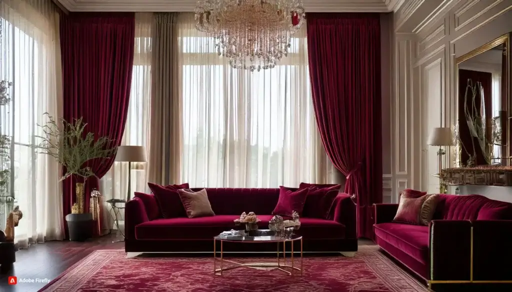 A lavish living room