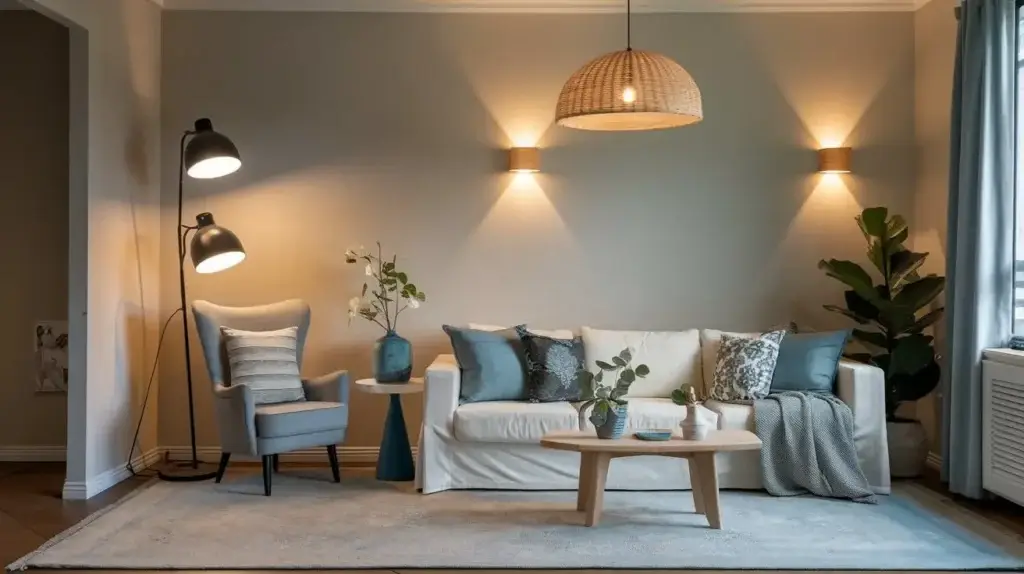 A cozy small living room
