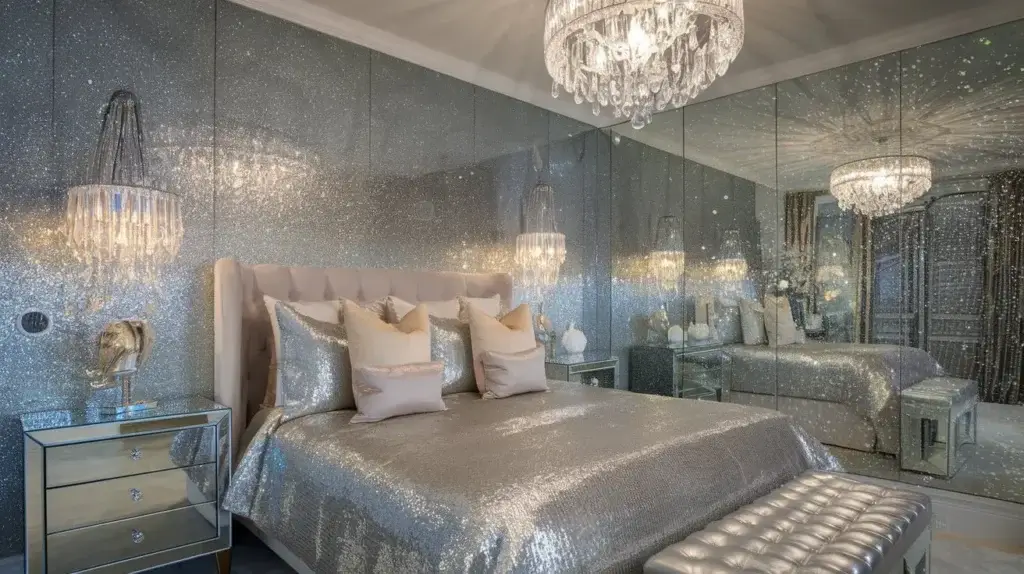 A glamorous living room