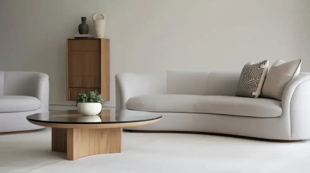 a minimalist small living room