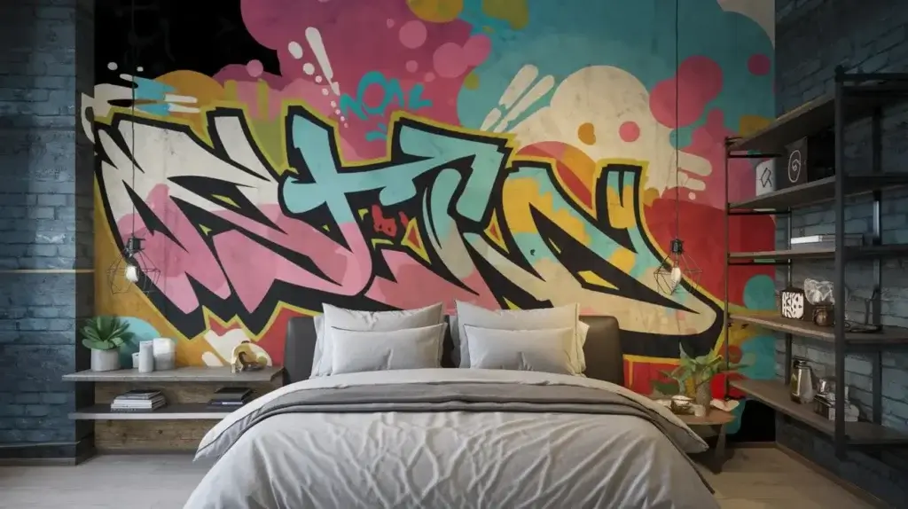 Graffiti Wall Art Room